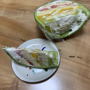 丸ごと☆メロンケーキ